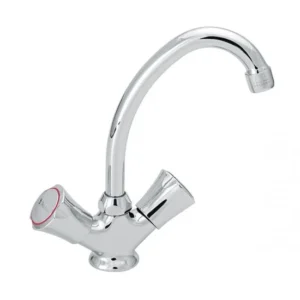 Μπαταρία Νιπτήρος Μίας Οπής 150mm Με Κεραμικό Μισόστροφο 90º Μηχανισμό 00 4405 corona modea