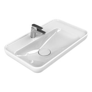 Νιπτήρας Lal 70×42 cm Λευκός CeraStyle