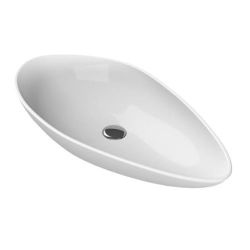 Νιπτήρας olive 74×38 cm Λευκός cerastyle Νιπτήρας olive 74×38 cm Λευκός cerastyle